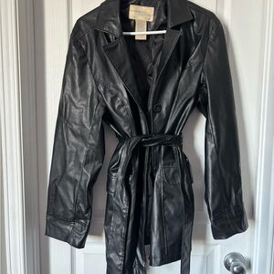 Vintage Faux Leather Jacket